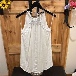 Kendall & Kylie White Halter Top
